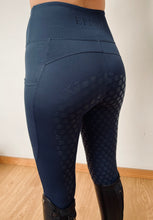 Load image into Gallery viewer, Winter Navy Full Grip Leggings