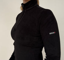 Load image into Gallery viewer, Fleece Quarter Zip Black
