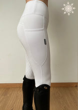 Load image into Gallery viewer, Winter White Competition Full Grip Leggings
