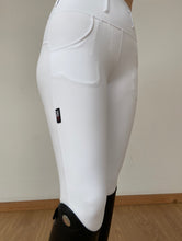 Load image into Gallery viewer, White Full Grip Competition Leggings
