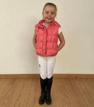 Load image into Gallery viewer, Young Rider Full Grip White Leggings
